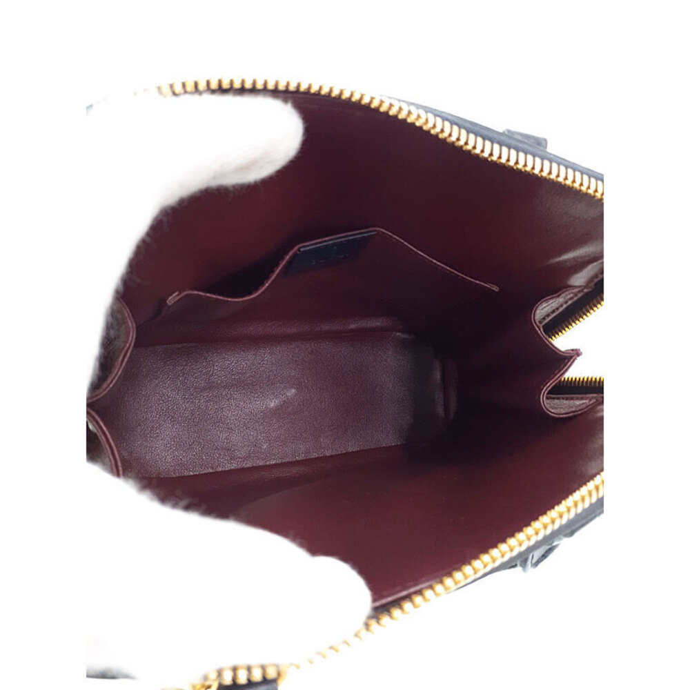 Gucci Horsebit 1955 Top Handle Bag Tan Black - Picture 3 of 9